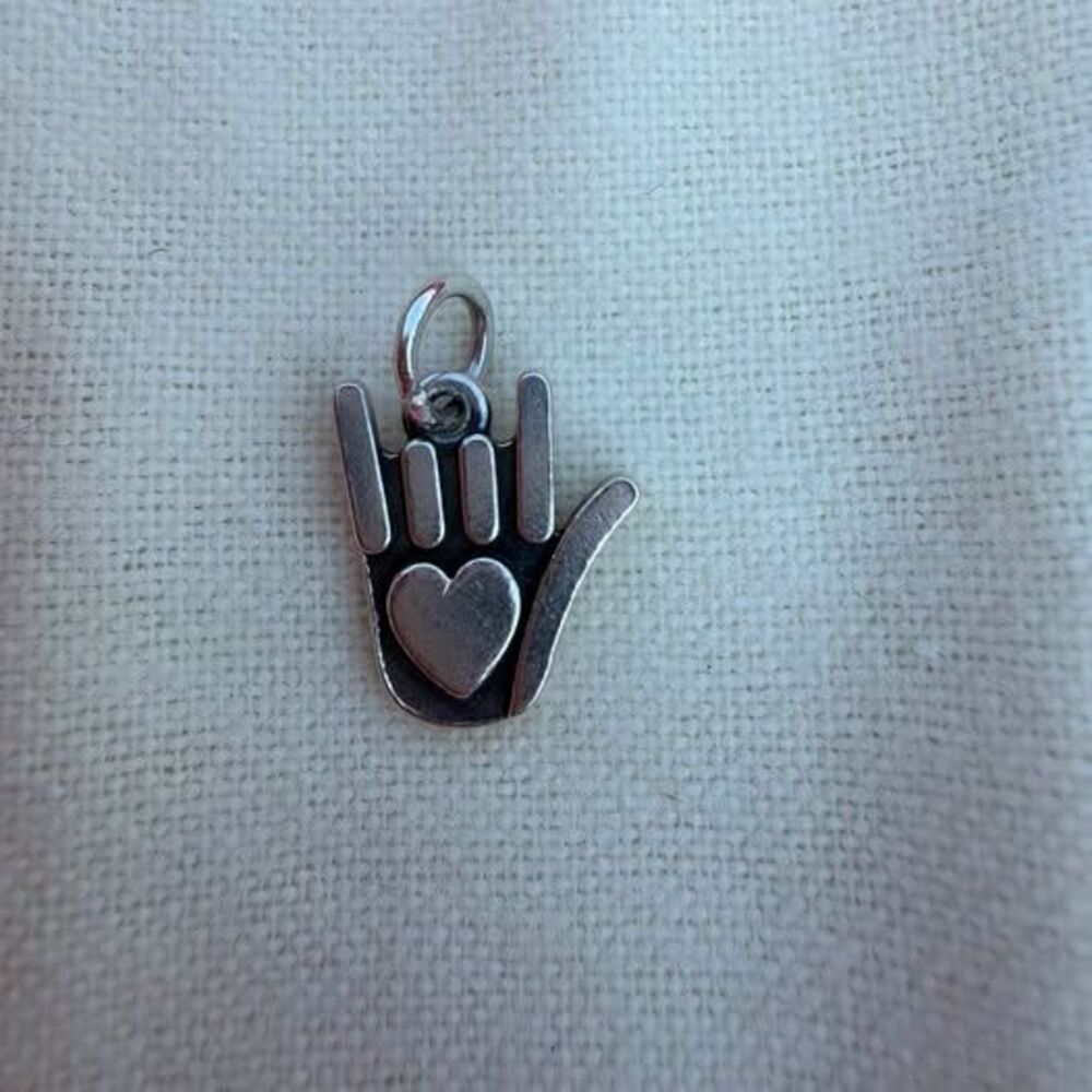 James Avery Sterling Silver I Love You Charm